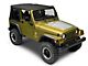 Jeep Licensed by RedRock Wrangler Hood Decal; Silver (97-06 Jeep Wrangler TJ)