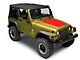 Jeep Licensed by RedRock Wrangler Hood Decal; Red (97-06 Jeep Wrangler TJ)