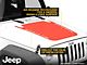 Jeep Licensed by RedRock Rubicon Hood Decal; Red (07-18 Jeep Wrangler JK)