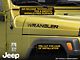 Jeep Licensed by RedRock Wrangler Hood Logo; Black (97-06 Jeep Wrangler TJ)