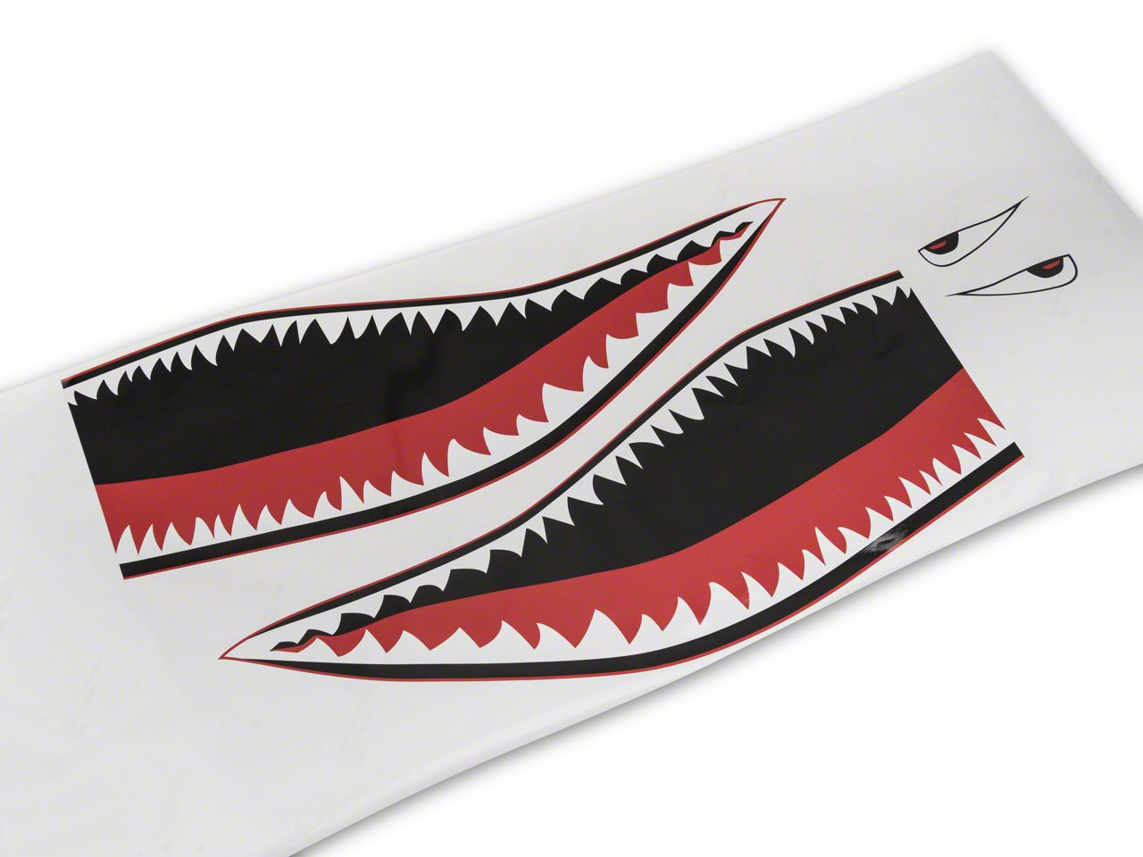 SEC10 Jeep Gladiator Shark Teeth Decal J165104 (20-24 Jeep Gladiator JT ...