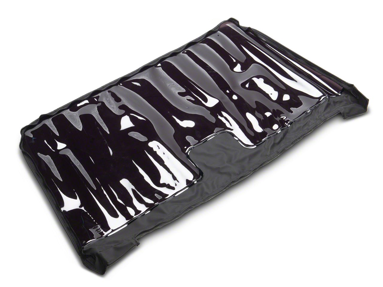 Jeep Wrangler Replacement Soft Top Rear Tinted Window; Black Diamond