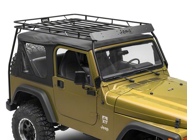 Jeep Licensed by RedRock Expedition Rack (97-06 Jeep Wrangler TJ, Excluding Unlimited)