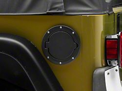 RedRock Fuel Door; Textured Black (97-06 Jeep Wrangler TJ)
