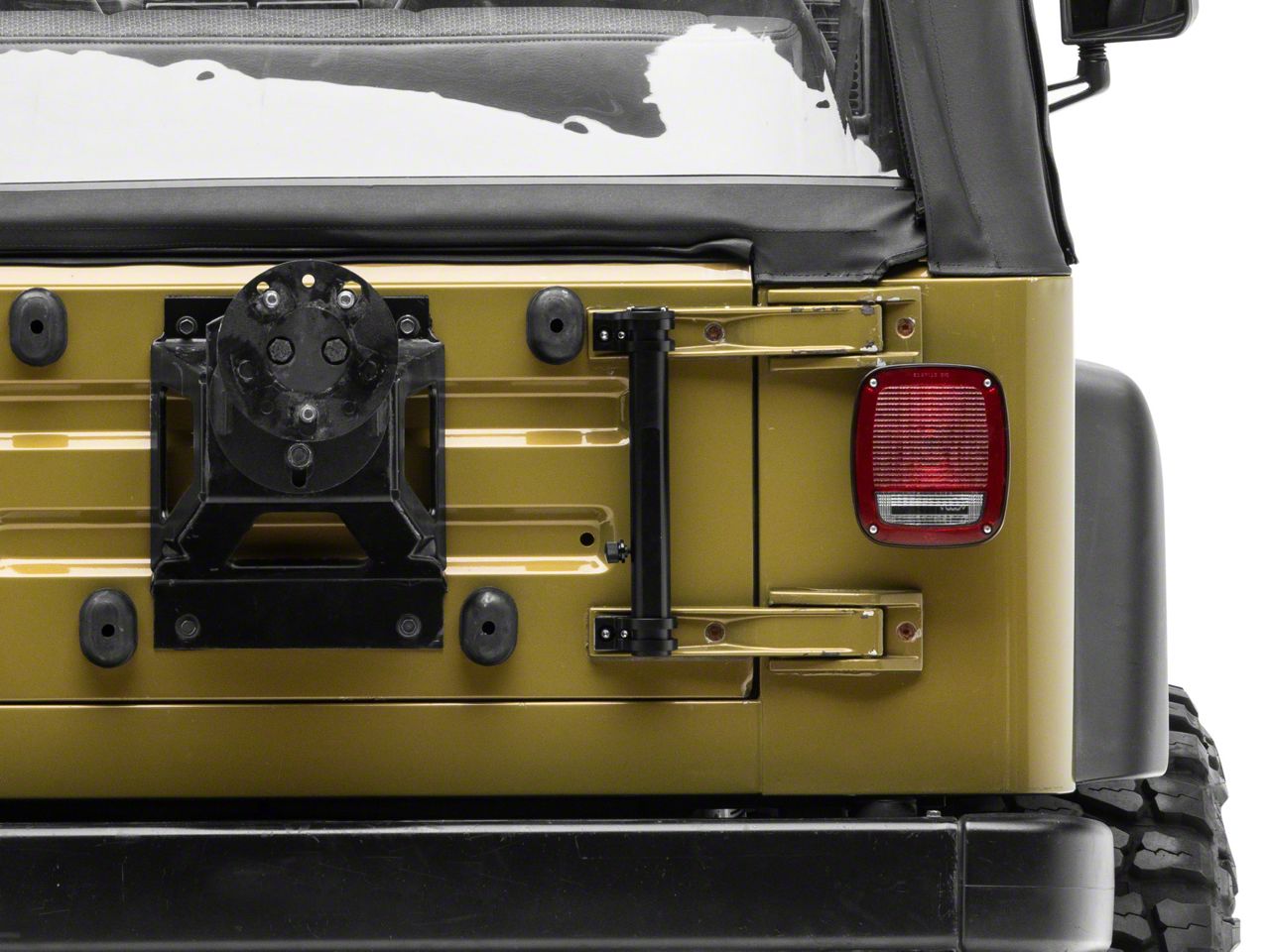 RedRock Jeep Wrangler Tailgate Hinge Flag and Antenna Mount J165222 (97