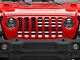 RedRock Grille Insert; Red Line (18-24 Jeep Wrangler JL w/o TrailCam)
