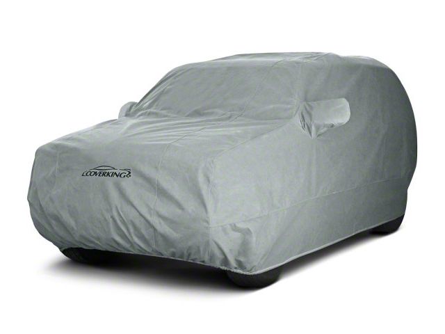 Coverking Coverbond Car Cover; Gray (18-24 Jeep Wrangler JL 4-Door w/ Fastback Soft Top)