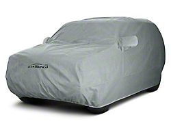 Coverking Coverbound Car Cover; Gray (18-22 Jeep Wrangler JL 4-Door w/ Fastback Soft Top)
