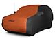 Coverking Satin Stretch Indoor Car Cover; Black/Inferno Orange (18-24 Jeep Wrangler JL 4-Door w/ Fastback Soft Top)