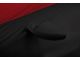 Coverking Satin Stretch Indoor Car Cover; Black/Pure Red (18-24 Jeep Wrangler JL 4-Door w/ Fastback Soft Top)