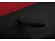 Coverking Satin Stretch Indoor Car Cover; Black/Red (18-24 Jeep Wrangler JL 4-Door w/ Fastback Soft Top)
