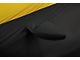 Coverking Satin Stretch Indoor Car Cover; Black/Velocity Yellow (18-24 Jeep Wrangler JL 4-Door w/ Fastback Soft Top)