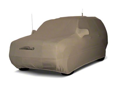 Coverking Satin Stretch Indoor Car Cover; Sahara Tan (87-95 Jeep Wrangler YJ Islander)