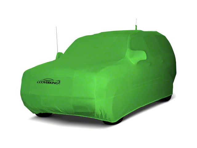 Coverking Satin Stretch Indoor Car Cover; Synergy Green (04-06 Jeep Wrangler TJ Unlimited)