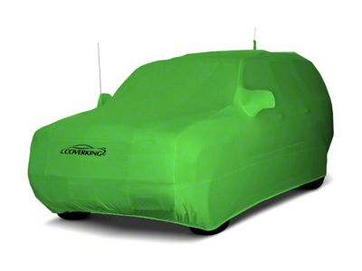 Coverking Satin Stretch Indoor Car Cover; Synergy Green (18-23 Jeep Wrangler JL 4-Door w/ Fastback Soft Top)