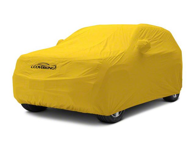 Coverking Stormproof Car Cover; Yellow (18-24 Jeep Wrangler JL 4-Door w/ Fastback Soft Top)