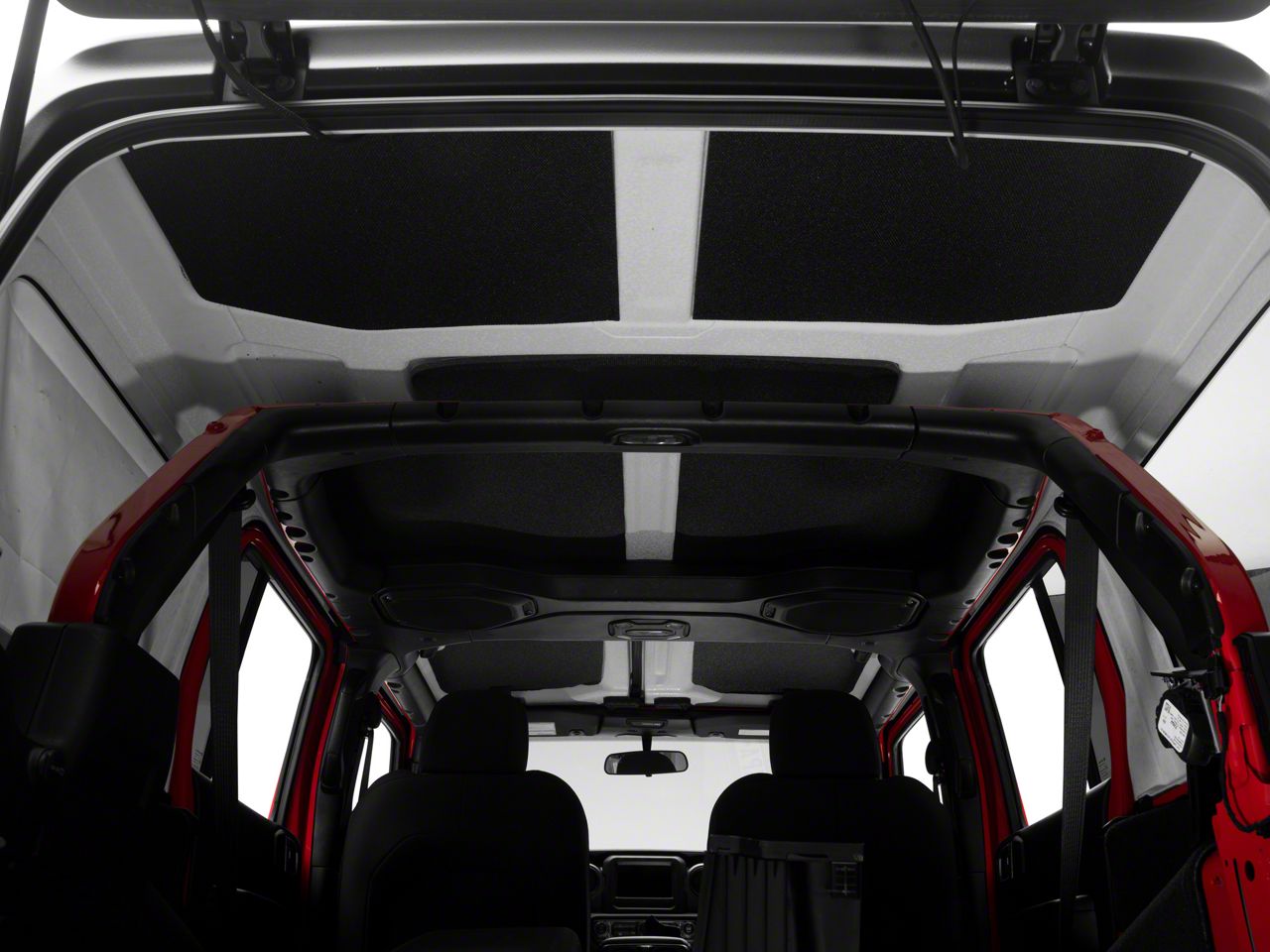 Boom Mat Jeep Wrangler Sound Deadening Headliner; Black Original Finish