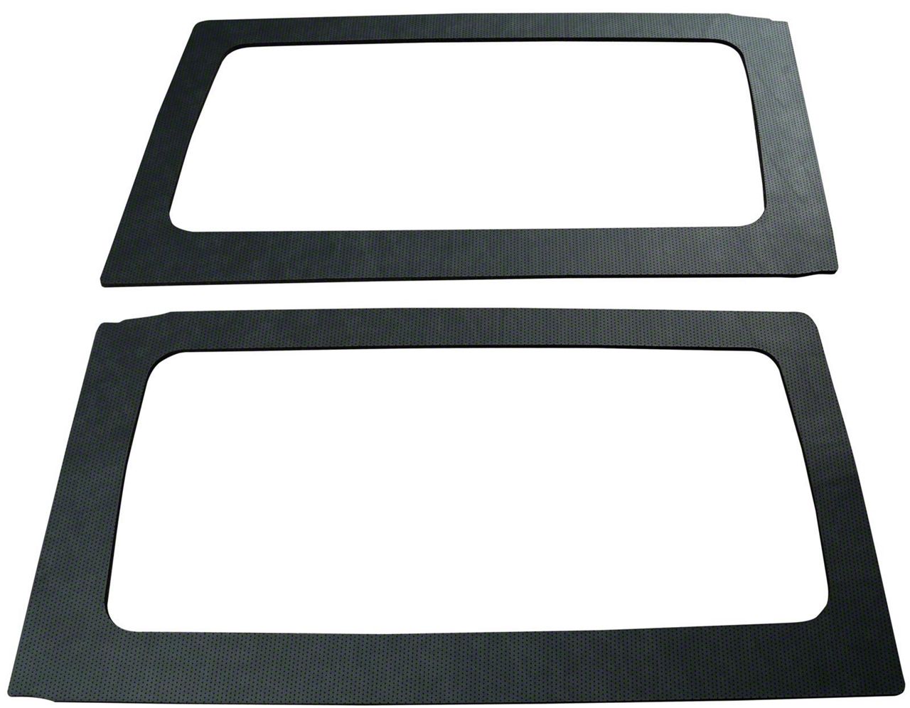 Boom Mat Jeep Wrangler Sound Deadening Rear Side Window Kit; Black
