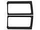 Boom Mat Sound Deadening Rear Side Window Kit; Black Leather Look (18-24 Jeep Wrangler JL 2-Door w/ Hard Top)