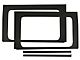 Boom Mat Sound Deadening Rear Side Window Kit; Black Leather Look (18-24 Jeep Wrangler JL 4-Door w/ Hard Top)