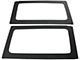 Boom Mat Sound Deadening Rear Side Window Kit; Black Original Finish (11-18 Jeep Wrangler JK 2-Door w/ Hard Top)