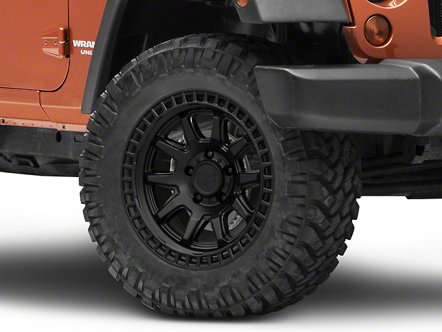 Black Rhino Calico Matte Black Wheel; 20x9 (22-23 Jeep Grand Cherokee WL)