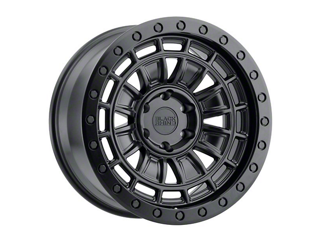 Black Rhino Dalton Matte Black Wheel; 20x9.5 (20-23 Jeep Gladiator JT)