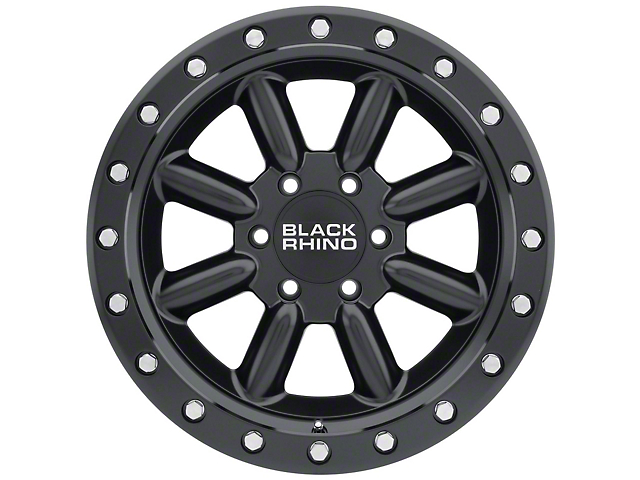 Black Rhino Hachi Matte Black Wheel; 17x8.5 (99-04 Jeep Grand Cherokee WJ)