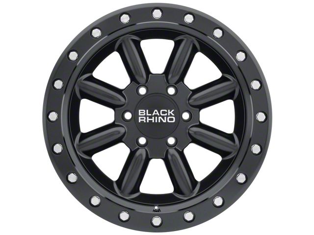 Black Rhino Hachi Matte Black Wheel; 17x8.5 (20-24 Jeep Gladiator JT)