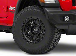 Black Rhino Kelso Matte Black Wheel; 17x9 (18-23 Jeep Wrangler JL)