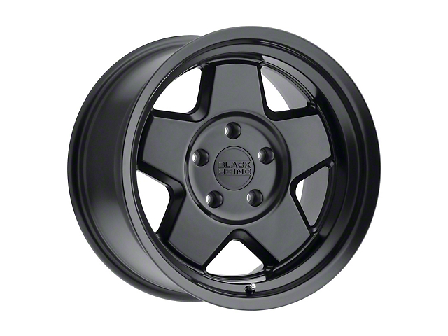 Black Rhino Realm Matte Black Wheel; 18x9.5 (18-22 Jeep Wrangler JL)