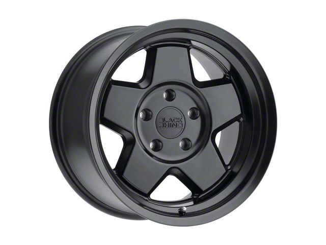Black Rhino Realm Matte Black Wheel; 18x9.5 (18-24 Jeep Wrangler JL)