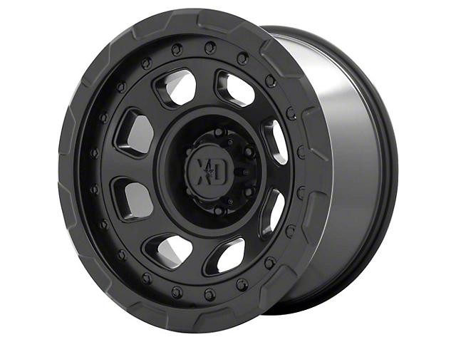XD Storm Satin Black Wheel; 17x9 (07-18 Jeep Wrangler JK)