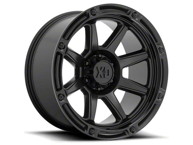XD XD863 Satin Black Wheel; 20x9 (18-24 Jeep Wrangler JL)