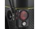 Gen 1 Steel LED Tail Lights; Black Housing; Red Lens (07-18 Jeep Wrangler JK)