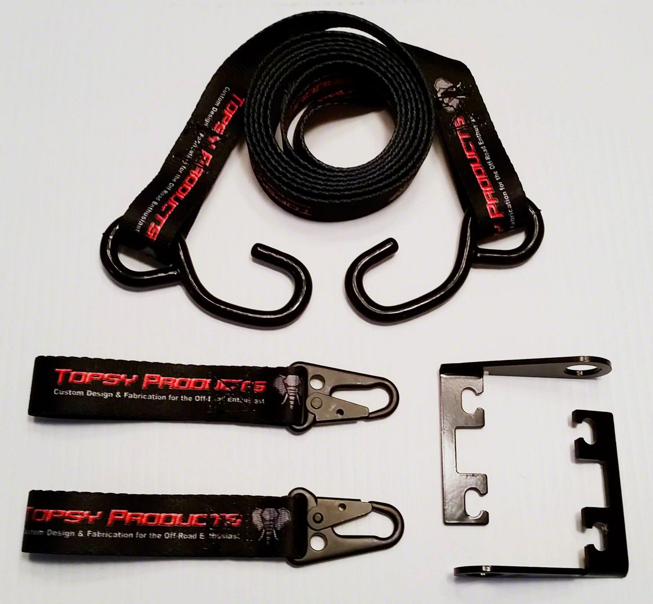 Topsy Jeep Wrangler Hinge Hoist Bracket Kit HHJK4 (0718 Jeep Wrangler JK 4Door) Free Shipping