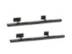Rock Bars with Diamond Tread Steps; Black (97-06 Jeep Wrangler TJ, Excluding Unlimited)