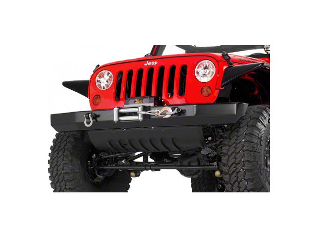 Rock Crawler Winch Front Bumper with D-Ring Mounts (07-18 Jeep Wrangler JK)
