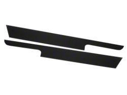Rocker Panel Sideplates with 1-Inch Lip; Black (87-95 Jeep Wrangler YJ)