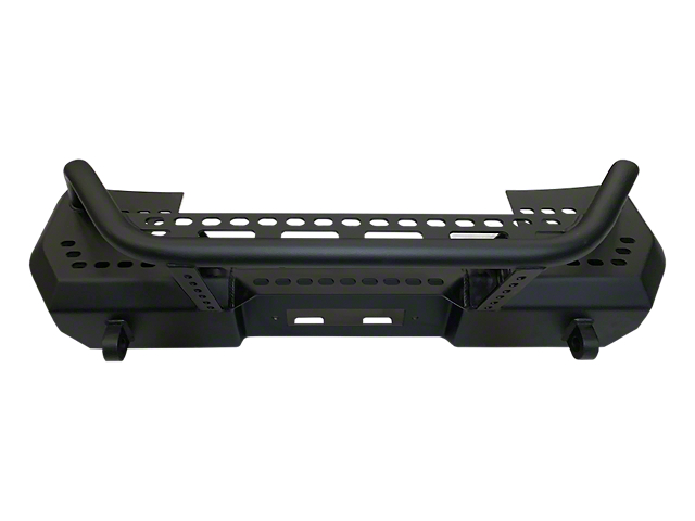 MOD Series Stubby Front Bumper with Brush Guard; Black (20-23 Jeep Gladiator JT)