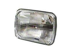 Headlight; Chrome Housing; Clear Lens (87-95 Jeep Wrangler YJ)
