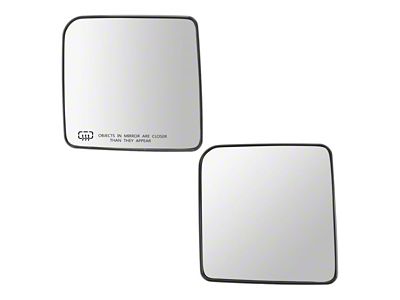 Heated Mirror Glass; Driver and Passenger Side (11-17 Jeep Wrangler JK)