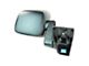 Manual Mirror; Textured Black; Driver Side (03-06 Jeep Wrangler TJ)