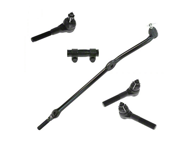 Front Inner and Outer Tie Rods with Adjusting Sleeve (97-06 Jeep Wrangler TJ)