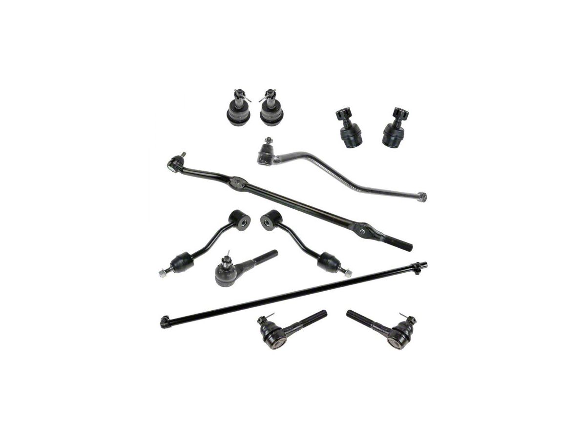 Jeep Wrangler 12-Piece Steering and Suspension Kit (97-06 Jeep Wrangler TJ)  - Free Shipping