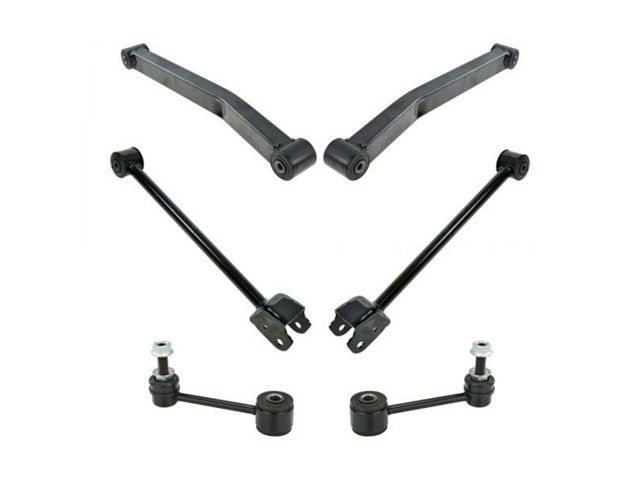 Front Upper and Lower Control Arms with Sway Bar Links (07-18 Jeep Wrangler JK)
