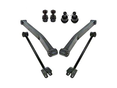 Front Upper and Lower Control Arms with Ball Joints (07-18 Jeep Wrangler JK)
