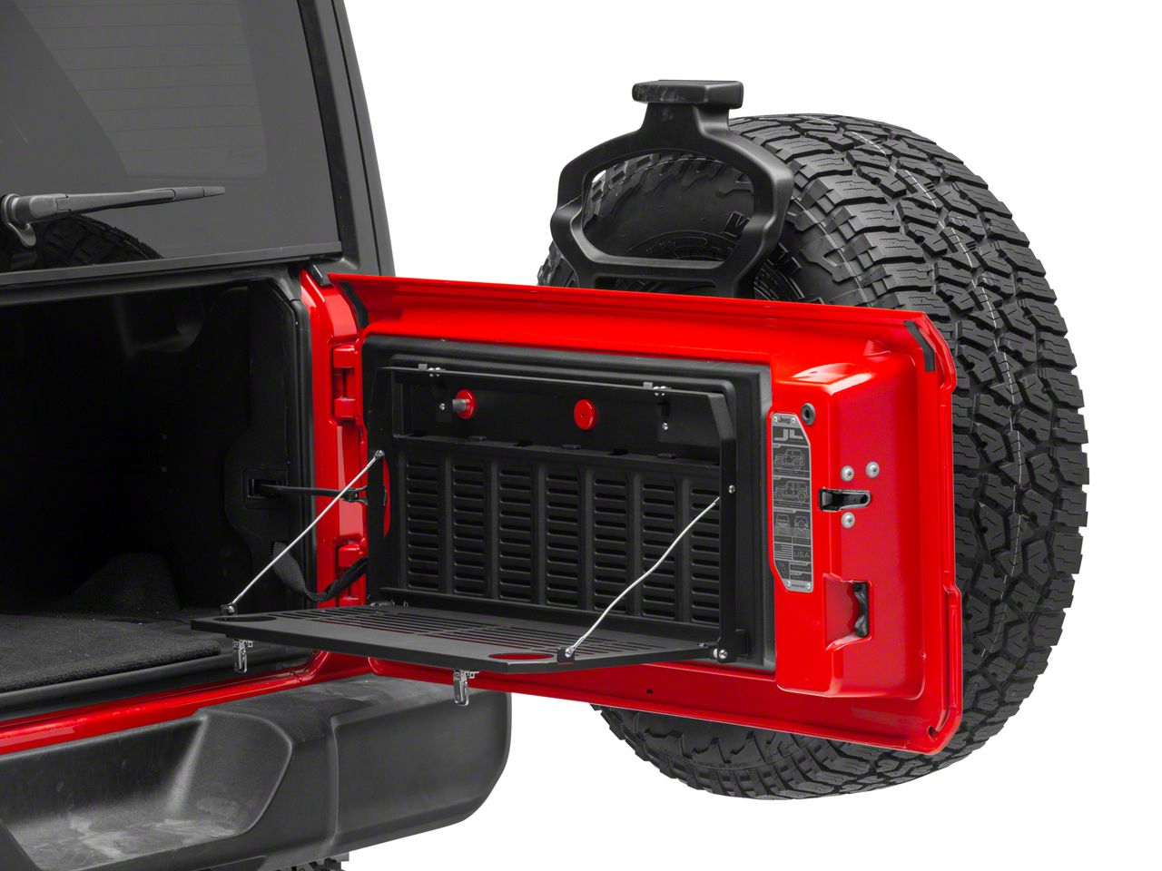 RedRock Jeep Wrangler Tailgate Table J166368-JL (18-23 Jeep Wrangler JL ...