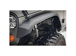 Narrow Fender Flares with Light Provisions; Texturized Black (07-18 Jeep Wrangler JK)