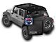 JTopsUSA Safari Top Mesh Sunshade; Jet Black (07-18 Jeep Wrangler JK 4-Door)